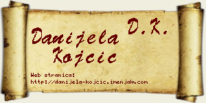 Danijela Kojčić vizit kartica